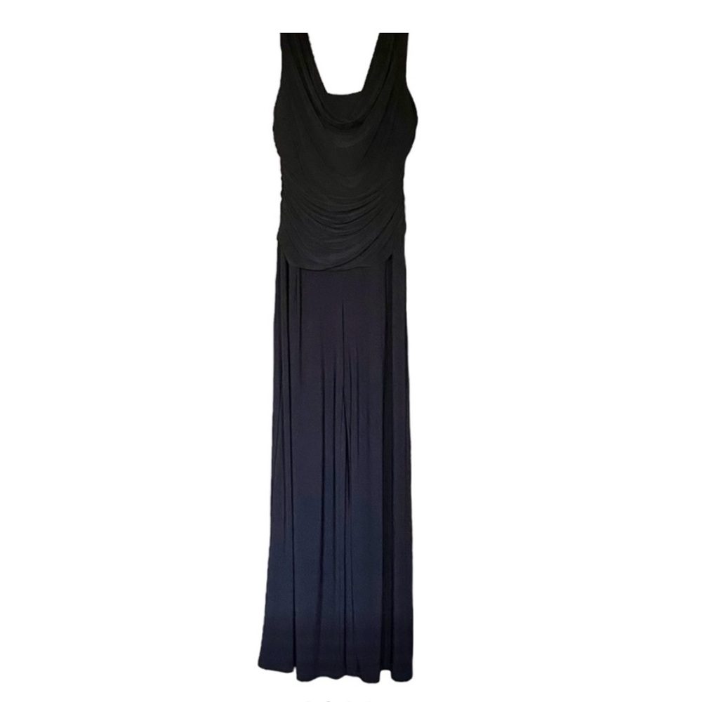NWT Elegant Black Sleeveless Pantsuit. Size 8